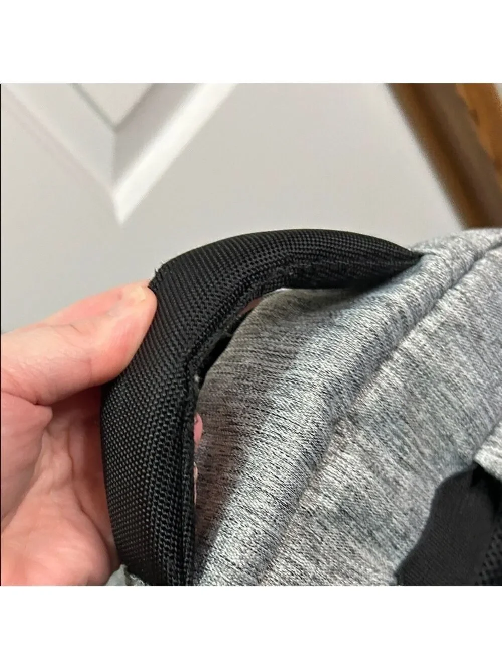 Eddie Bauer Gray and Black Diaper Backpack EUC